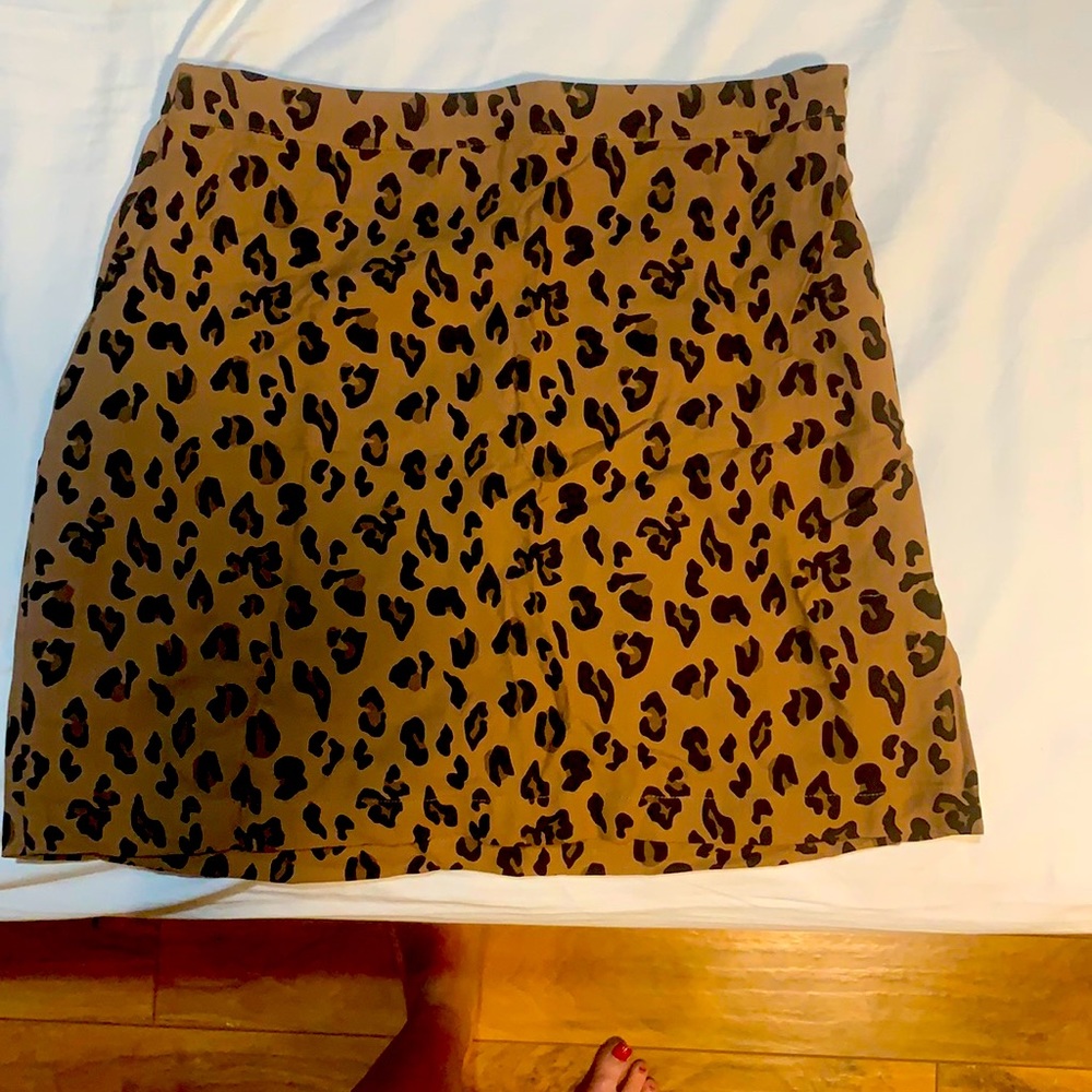 Leopard printed skirt from Marleylilly